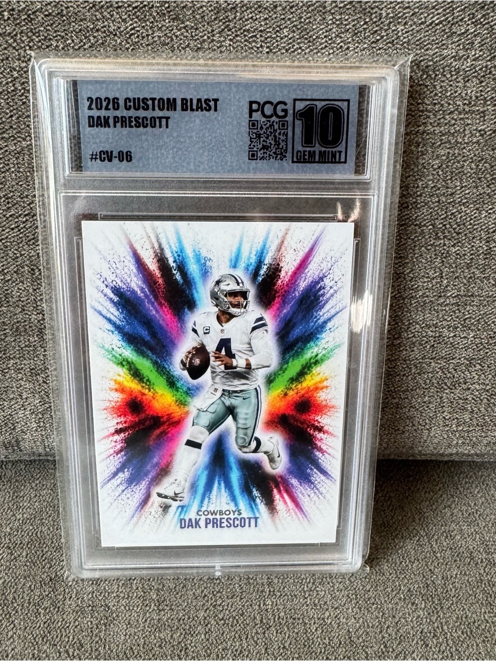 Dak Prescott- 2026 Custom Blast - #CV-06 PCG 10 Gem Mint
